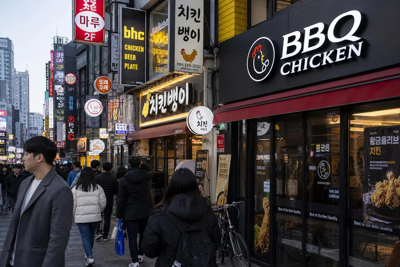 국내 치킨 시장에서의 BBQ치킨 위상