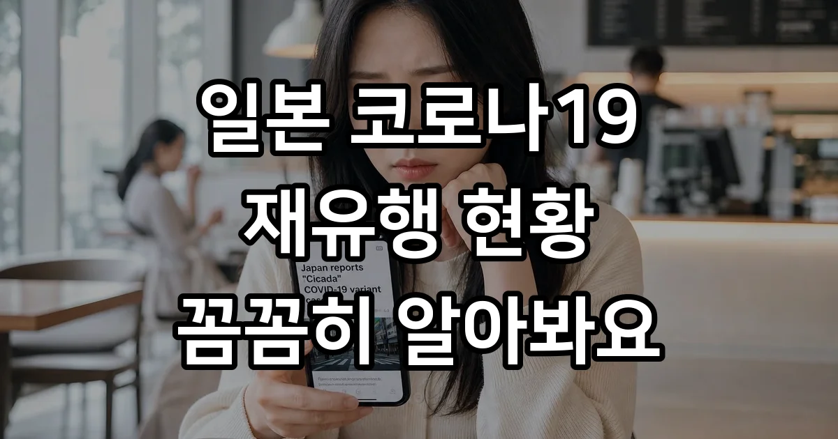 일본 코로나19 재유행 2026년 현황